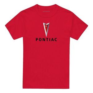 Pontiac Unisex Adult Arrowhead T-Shirt / Red